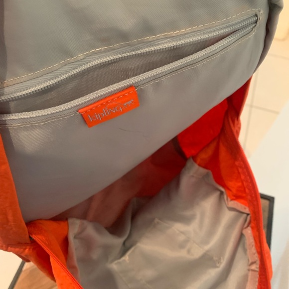Kipling Orange Backpack Vibrant Everyday Style - Picture 4 of 6